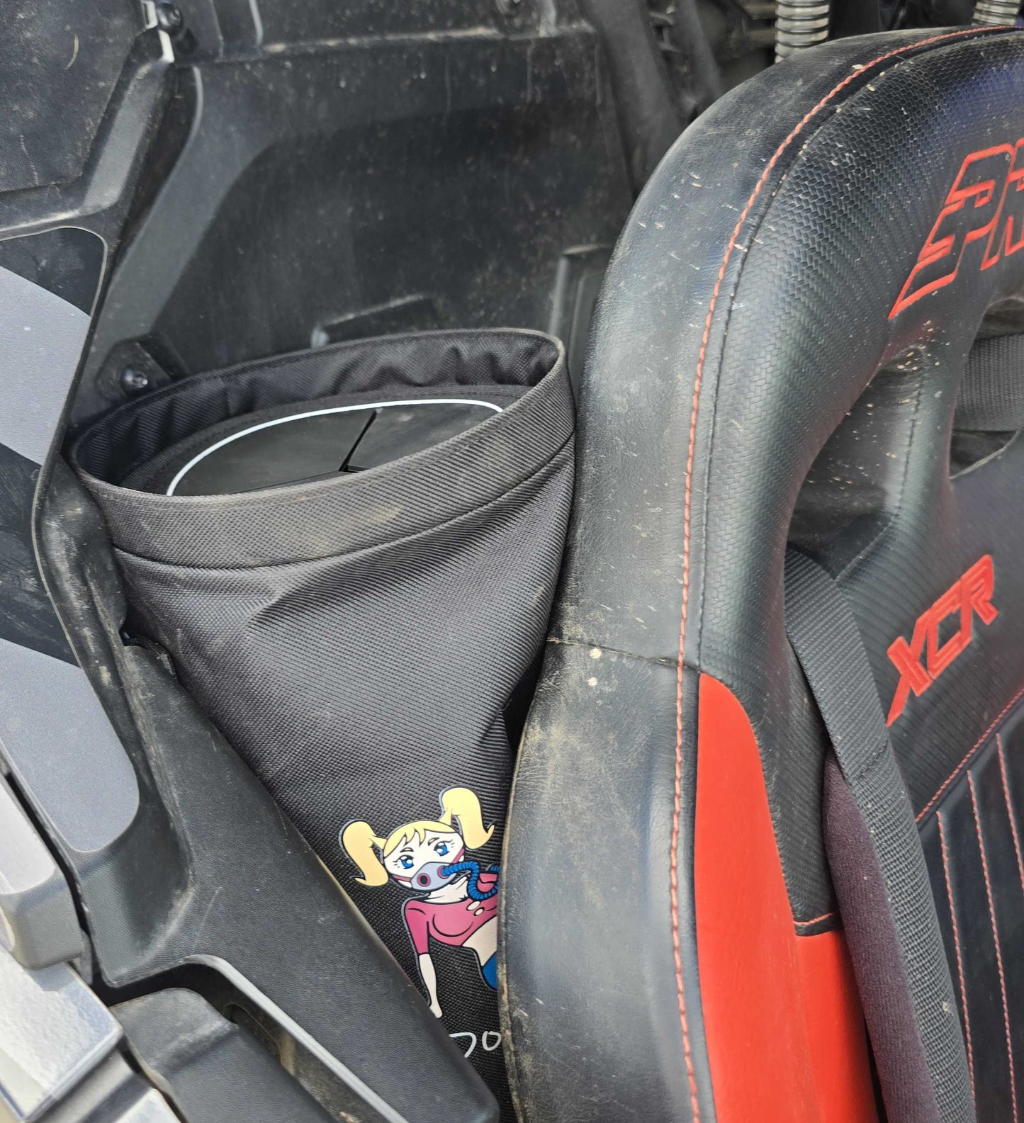 JoyRider Don't Be Trashy Trash Bag - Mount it behind your seat!