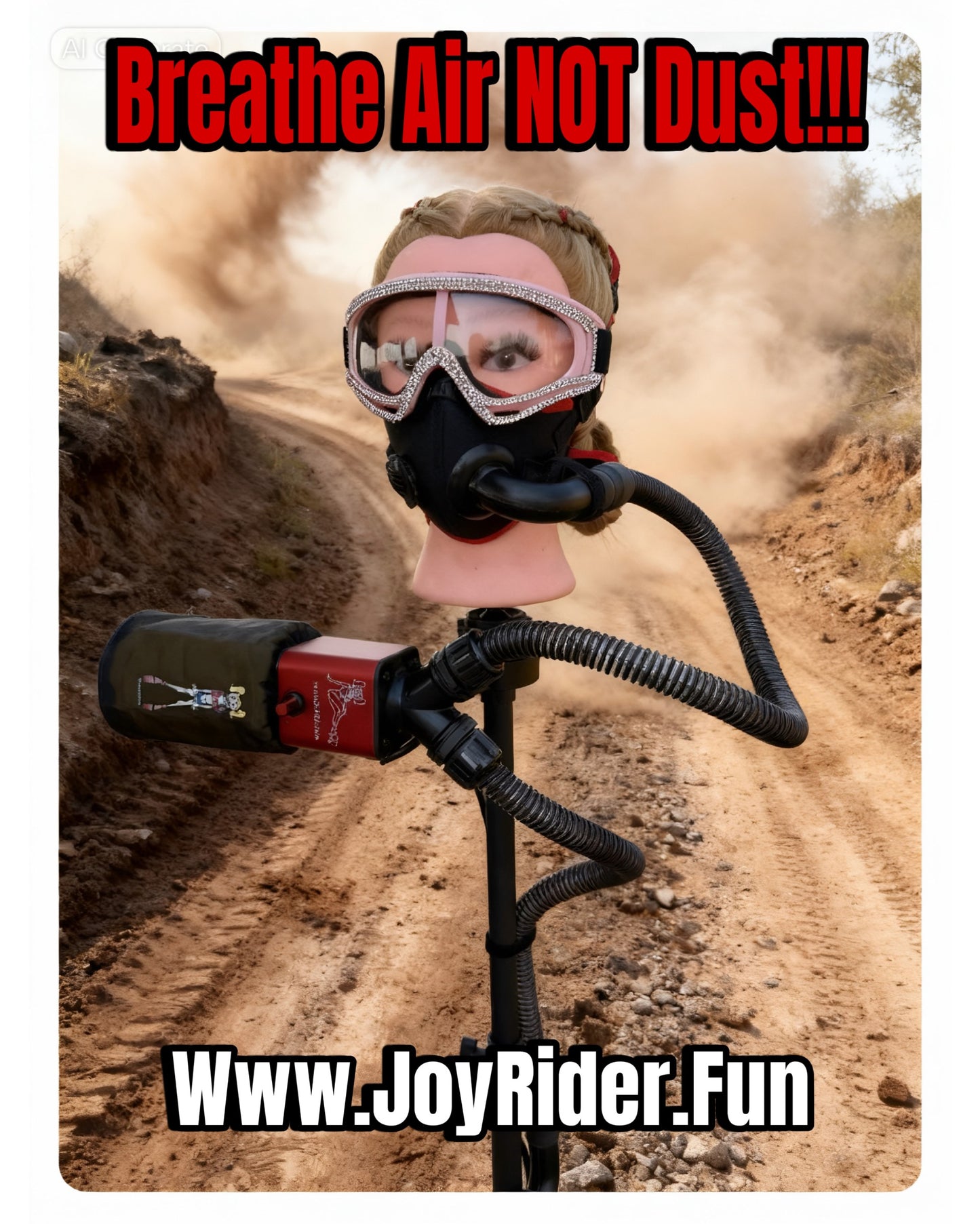 JoyRider Dustless Air System patent pending