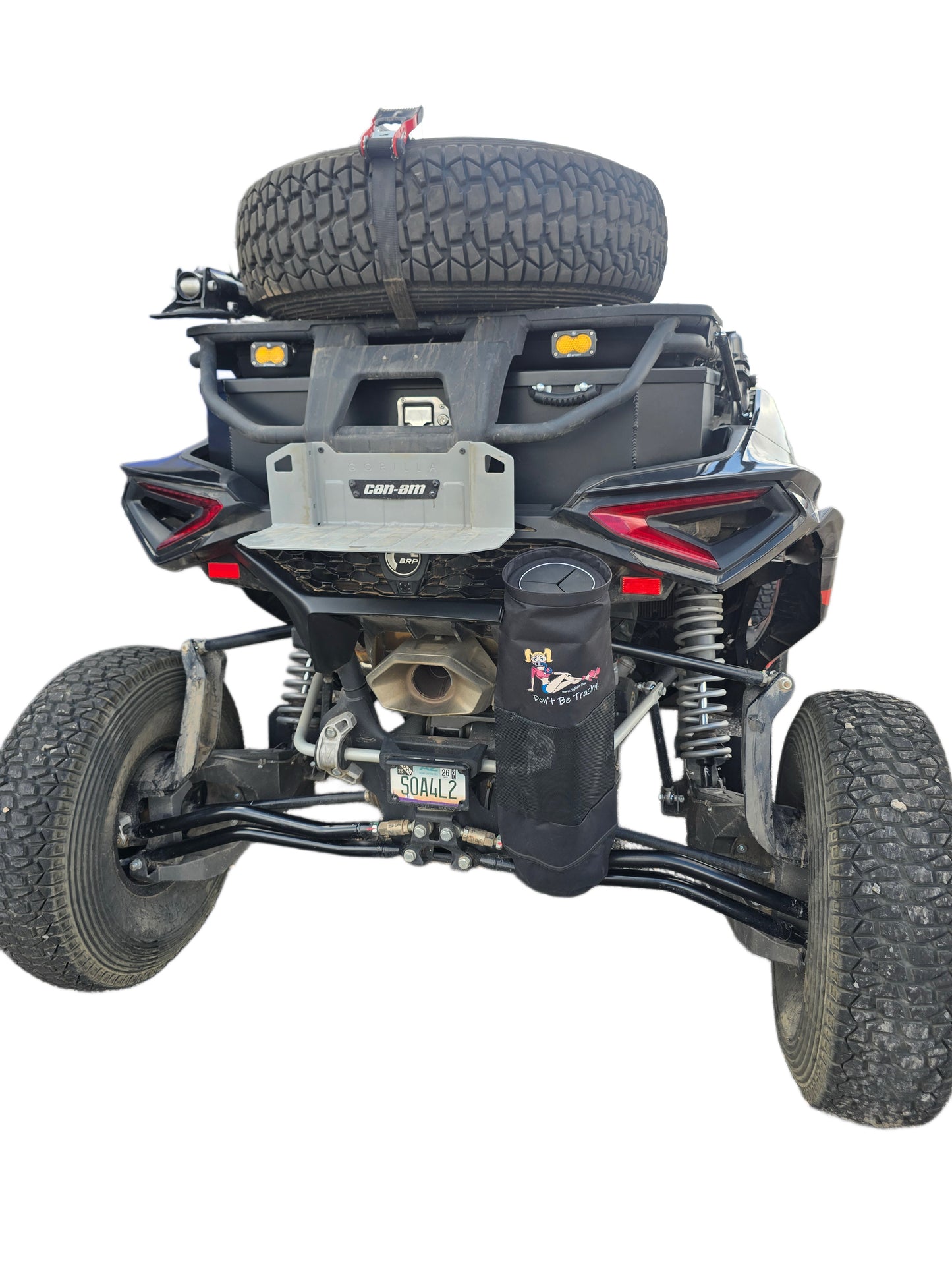 JoyRider Don't Be Trashy Trash Bag on SxS