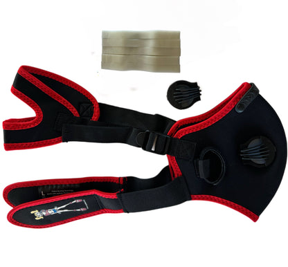 JoyRider patent pending Mask, Nose Cushions and Exhaust Valve