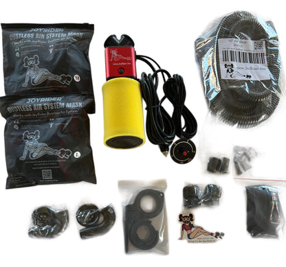 2 Person Dustless Air System -Remote Motor Speed Control Components  Includes 1 large and 1 medium size masks 