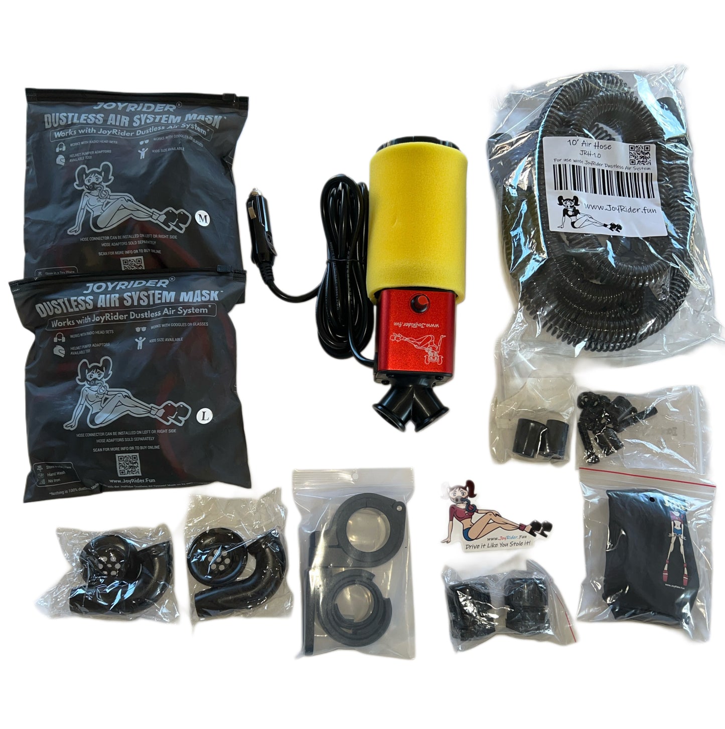 2 Person Dustless Air System -On Motor Speed Control Components. Includes 1 large and 1 medium size masks 